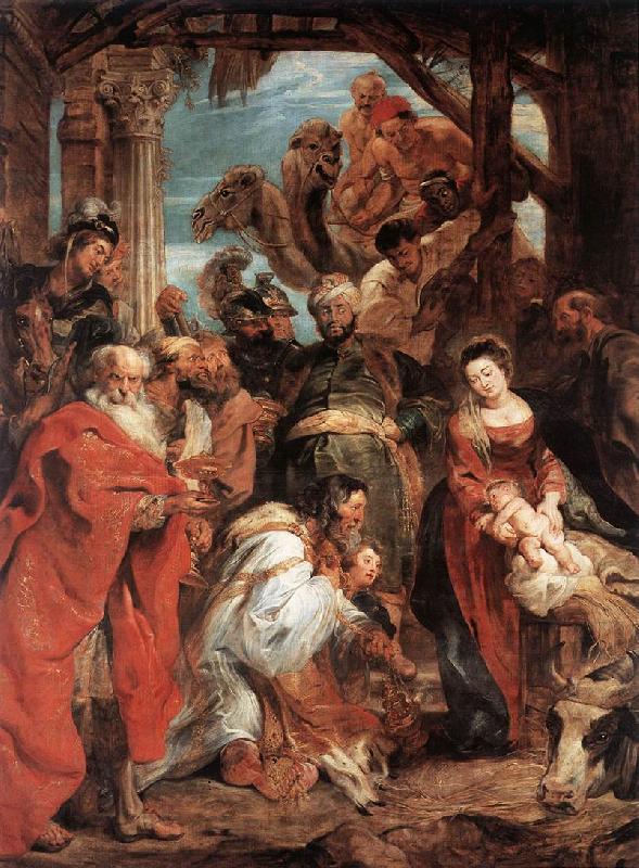 RUBENS, Pieter Pauwel The Adoration of the Magi af Germany oil painting art